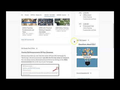 D2L Tips for Students