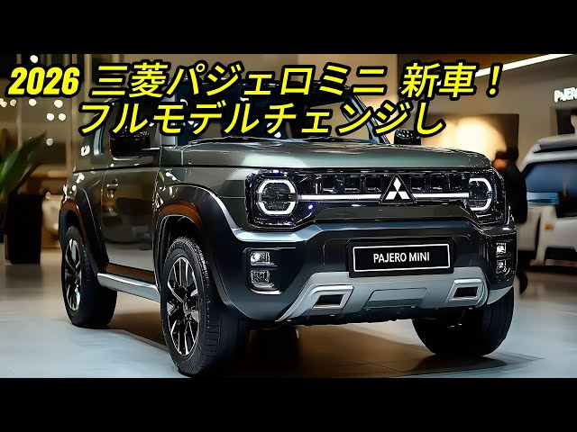 2026 Mitsubishi Pajero Mini New Car! A full model change brings