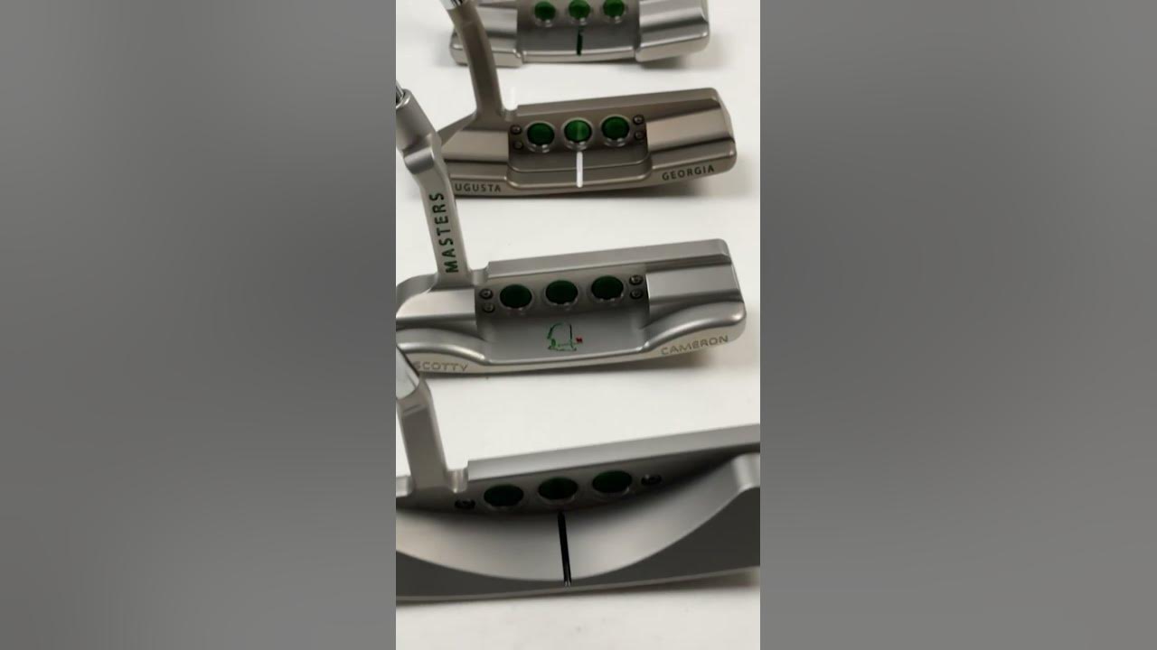 Limited Edition Masters Putters from Scotty Cameron YouTube