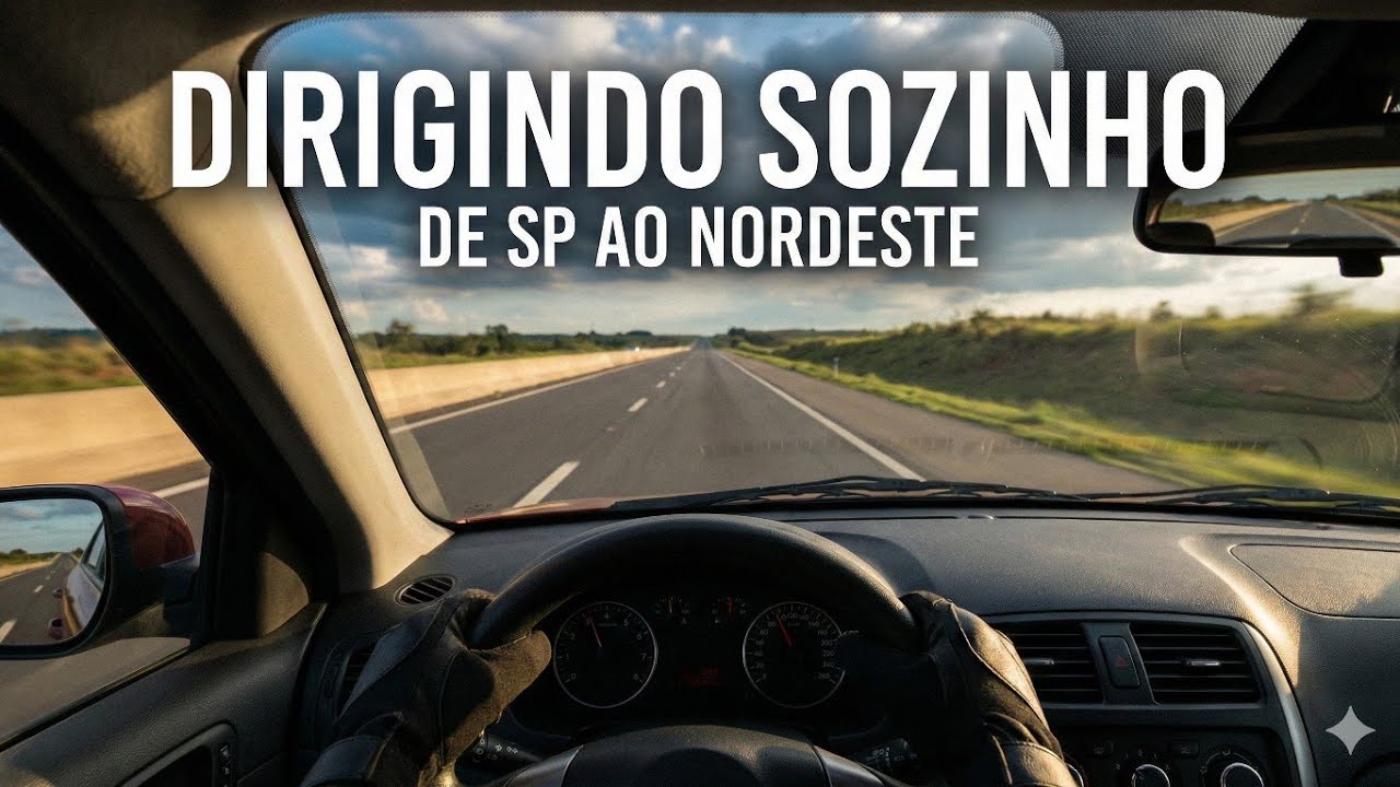 PRIMEIRA VIAGEM DE CARRO DIRIGINDO SOZINHO DE SÃO PAULO AO NORDESTE 2025 parte 1
