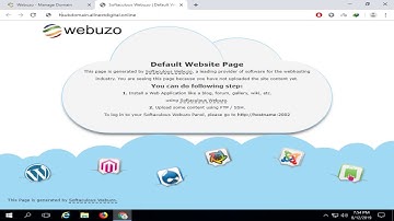 How to create a subdomain in webuzo