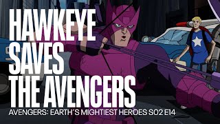 Hawkeye saves the powerless Avengers | Avengers: Earth´s Mightiest Heroes