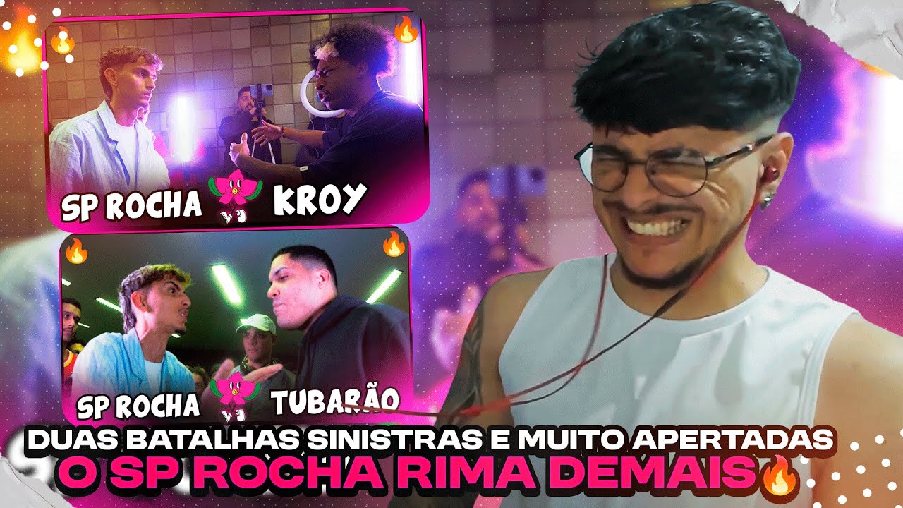 ALAN REAGE (🔥ALTO NÍVEL!!🔥) SP ROCHA (PT) X KROY + (🔥RIMARAM MUITO!!🔥) SP ROCHA (PT) X TUBARÃO REACT