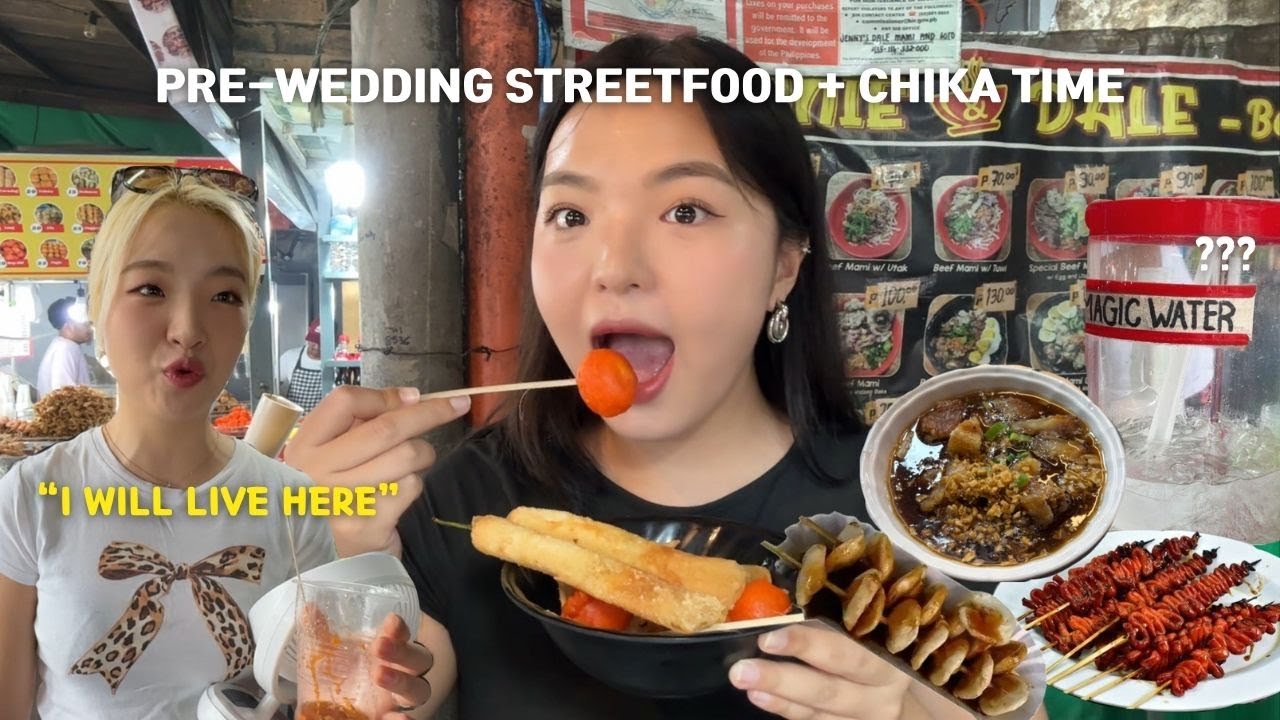 PINOY STREETFOOD BONDING NG KOREAN SISTERS 🇵🇭 [Will Ate Grace Live in PH after Wedding ?]