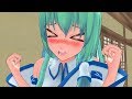 【東方MMD】霊夢と早苗のゴミカス二人は荒稼ぎするようです