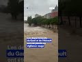 Les images du violent épisode méditerranéen qui s'abat sur l'Hérault