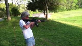 S&W M&P 15-22 with slide fire stock