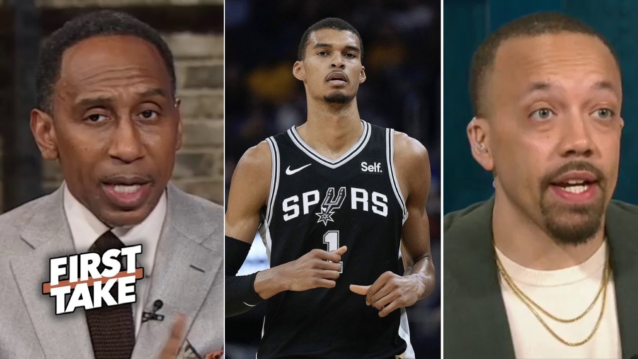 FIRST TAKE | Wemby needs to be in MVP conversation - Stephen A. Smith on Spurs def. Pistons 121-106