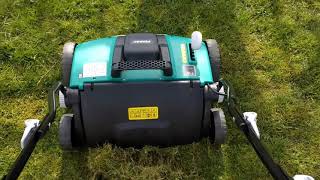 Aldi Ferrex Lawn Scarifier - Scarify to remove moss and thatch - Spring time by Nicola Riley 4,546 views 3 years ago 1 minute, 40 seconds