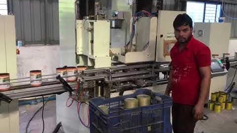 DZ180 small round can fully automatic production line in India