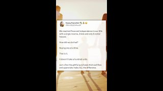 Financial Independence in your 30's is possible! #realestate #firemovement #passiveincome #cashflow