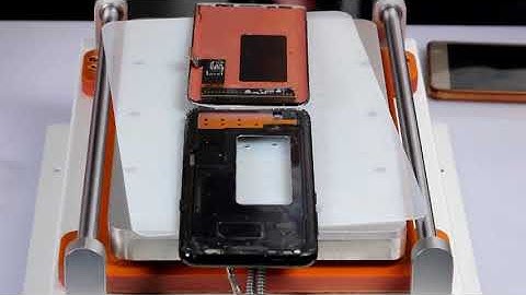 How to separating the frame of the Samsung S8