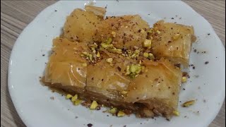 بقلاوة خفيفة ولذيذة لرمضان                    Ramazan  için nefıs hafif ve lezzetli baklava 