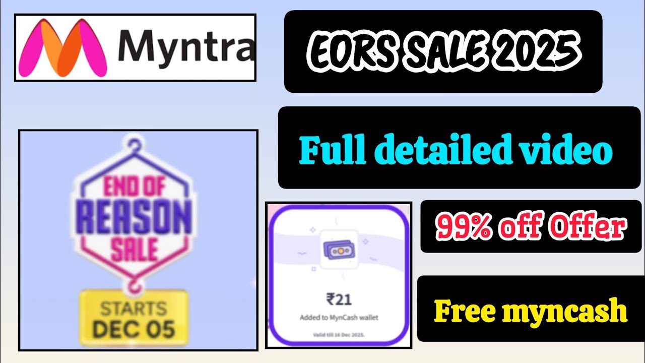 Myntra 99% Off 🤩l Free Myncash|Free INSIDER membership ✨