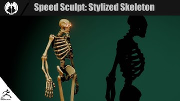 Speed Sculpt: Stylized Skeleton
