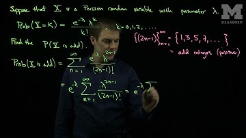 Poisson Random Variables: Example 1