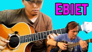 Alip Ba Ta Reaction - Ebiet (Menjaring Matahari) Fingerstyle Guitar Cover :  Guitarist Reacts