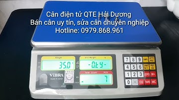Chức năng cảnh báo số lượng- Hướng dẫn sử dụng cân đếm Vibra ALC