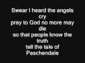 Iron Maiden - Paschendale Lyrics