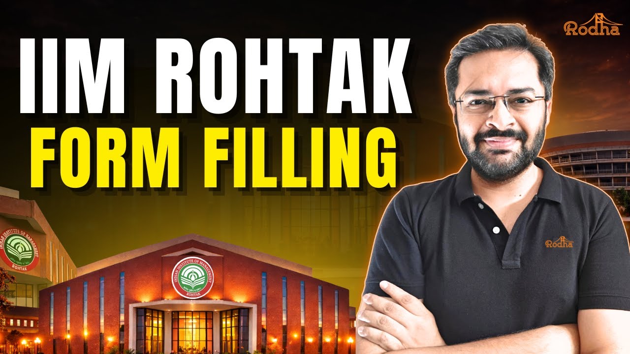 IIM Rohtak Form Filling 2026 | Step-by-Step Guide by Abhishek Sir | Don ...