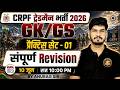 CRPF Tradesman 2026 GK/GS Marathon | Practice Set-01 | सम्पूर्ण Revision | By Anurag Sir
