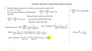 part 12  system output using transfer function and fourier transform