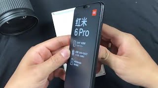 xiomi redmi 6 pro unboxing