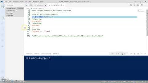 How To View Your PowerShell Environment Variables