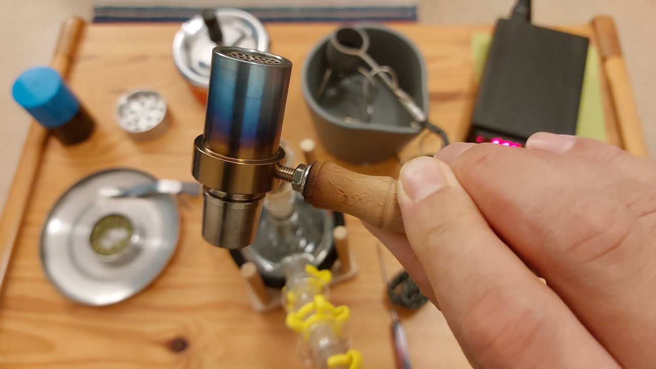 DIY Wireless 18mm Injector Ball Vape using b2cvape Titanium Bowl & 25mm Axial Coil (DIY Terp