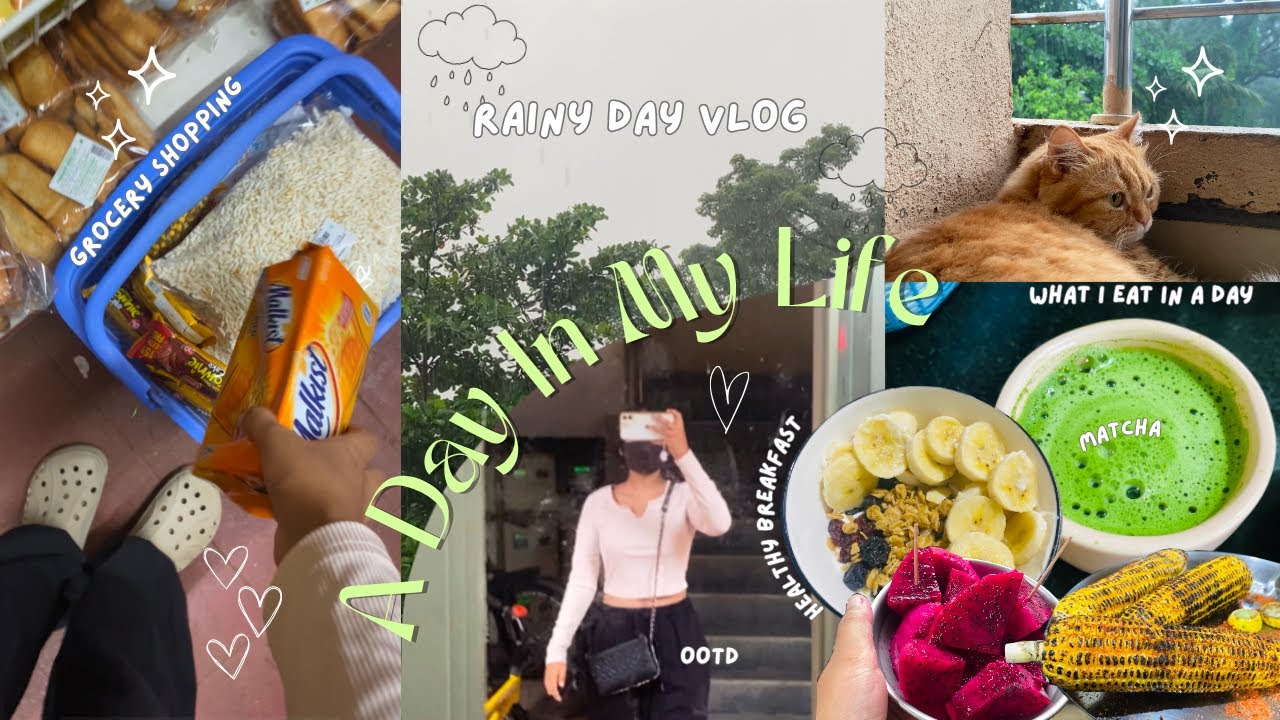 A Day In My Life 🌷|| Aesthetic Vlog Indian 🌻|| what I eat 🥣, healthy diet, Grocery shopping and more