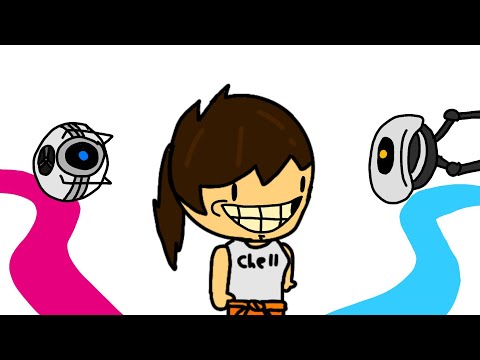 If Portal 2 Was Written By a Bot (but also animated)