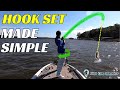 Bass fishing hook set made simple  how to set the hook on fish