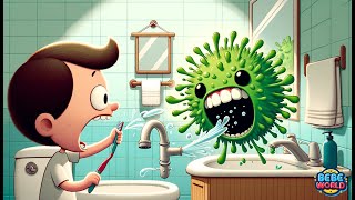 Munchy Crunchy's Sweet Tooth Battle: Kids Learn to Brush Away Cavities!