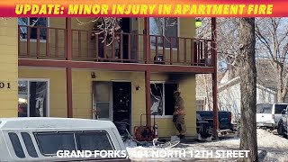 UPDATE: 1 Minor Injury In Sunday, Grand Forks Apartment Fire