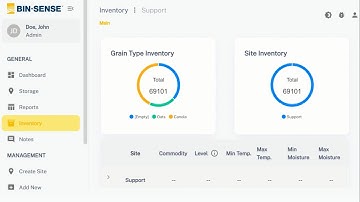 Bin-Sense® Inventory Page - Web Dashboard (2)