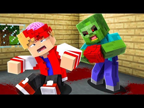 UM ZUMBI COMEU MEU CÉREBRO NO MINECRAFT ! - UM ZUMBI COMEU MEU CÉREBRO NO MINECRAFT !
