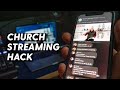 Simulated Live Streaming Strategy for Churches