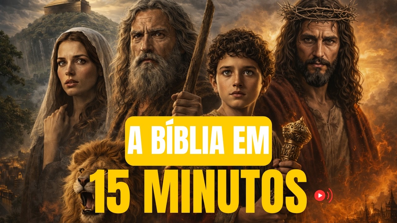 Bíblia em 15 Minutos: Descubra o Plano de Deus do Gênesis ao Apocalipse