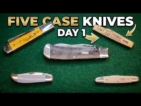 Showcasing Five Case Knives - Day 1 =25Knives