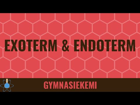 Video: Hvad er forskellen mellem eksoterm og endoterm reaktion?