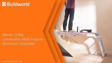 Werner 12 Way Combination Multi-Purpose Aluminium Stepladder