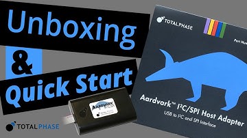 Aardvark I2C/SPI Host Adapter Unboxing and Quick Start
