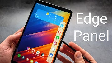 Edge Panel on Samsung Galaxy Tab A11 , A11+ , How to Disable, or Change Size or Position of it