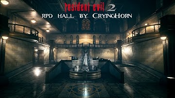 Resident Evil 2 - RPD Hall Demo Gameplay | Unreal Engine 4 by CryingHorn