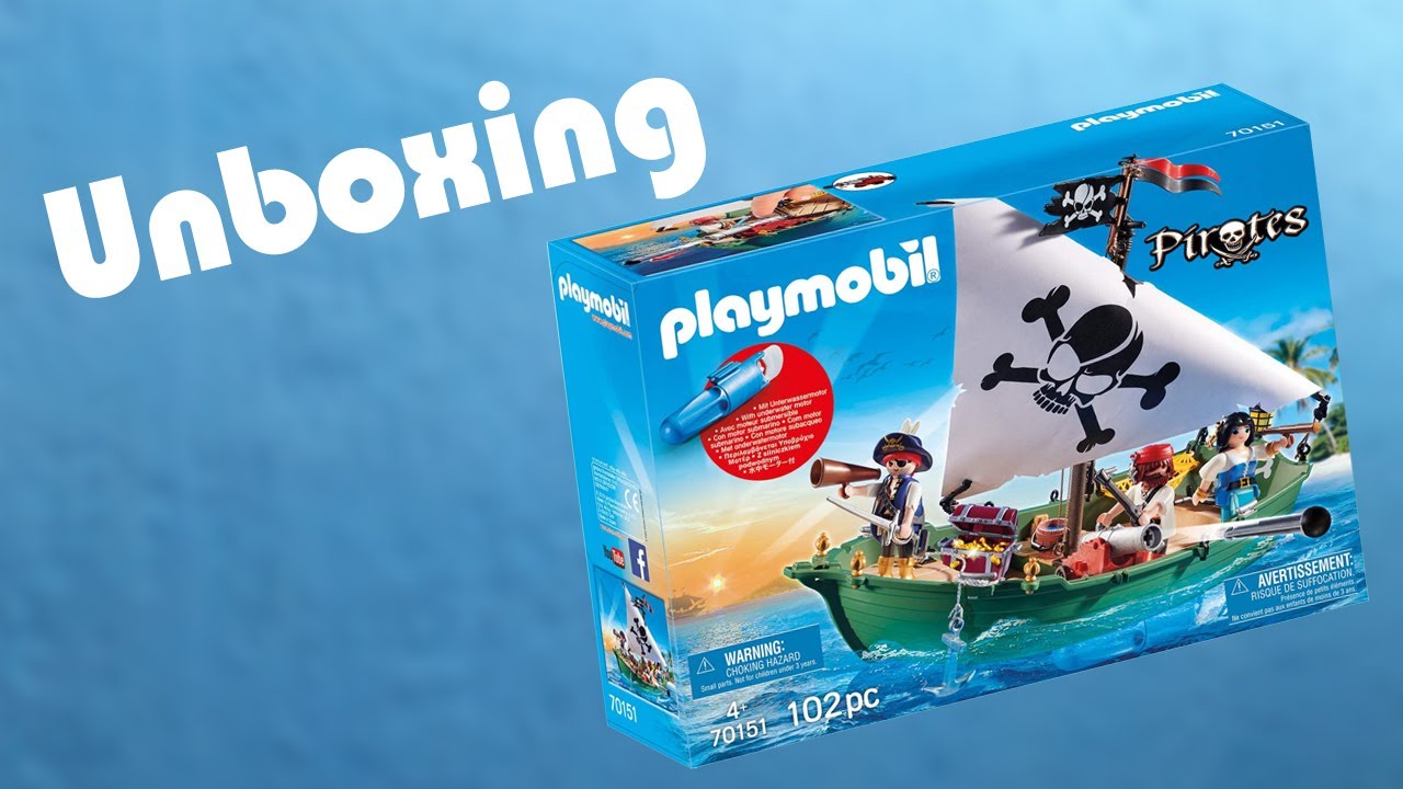 Playmobil 70151 Barco pirata pequeño | | Review | - YouTube