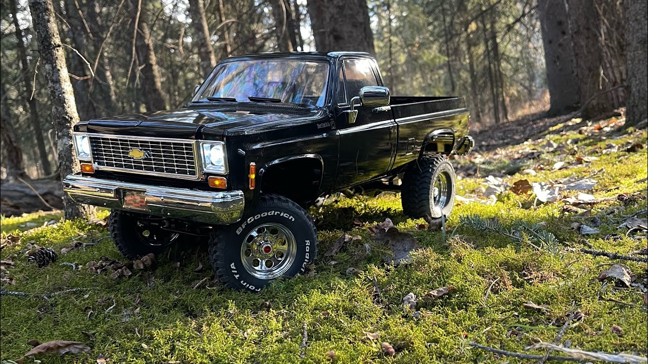 RC4WD Chevy Scottsdale K10 after work drive #automobile #offroad #chevy #truck
