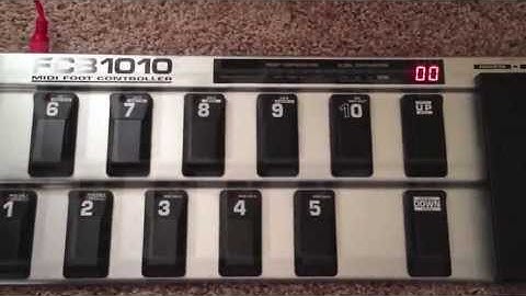 Setup Behringer FCB1010 (w/ UnO chip) STOMPBOX mode with G-Major 2