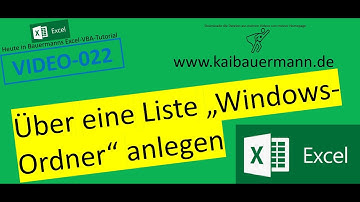 022- Datenbank anlegen / neue Ordner anlegen  / excel / vba / tutorial / programmieren lernen /code