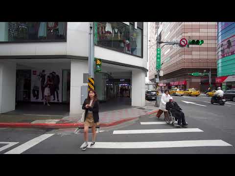 Taiwan, Taipei, walkning from Taisugar Hotel to Main Station