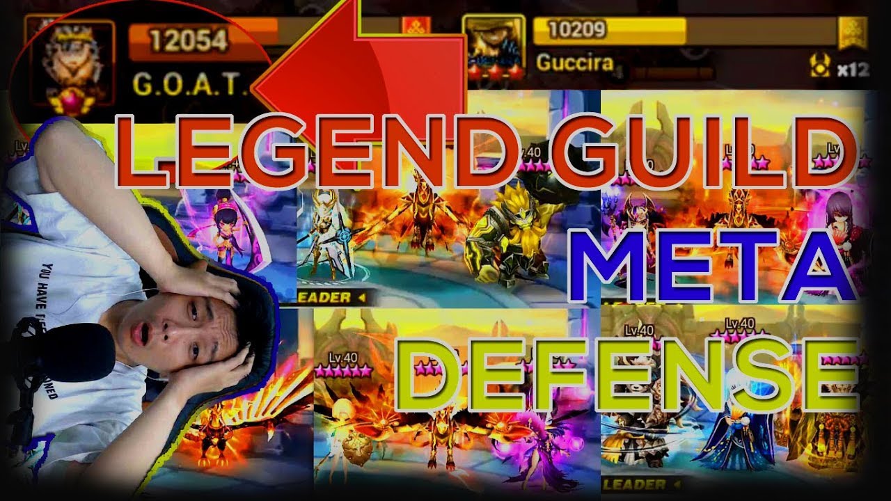 [LEGEND] NEW Siege Battle VS Legend Guild GOAT And Guccira Defense Meta isengdudegame Summoners War